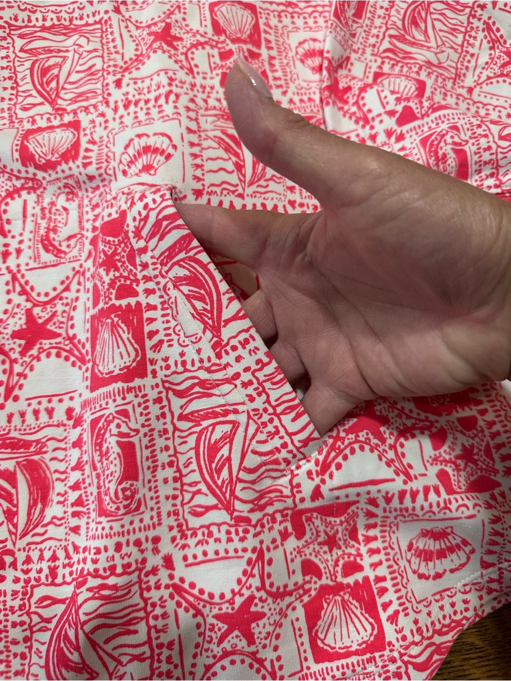 Lilly Pulitzer UPF 50+ Skipper Popover mizner Red Seaside harbor sz xxl - Picture 2 of 8